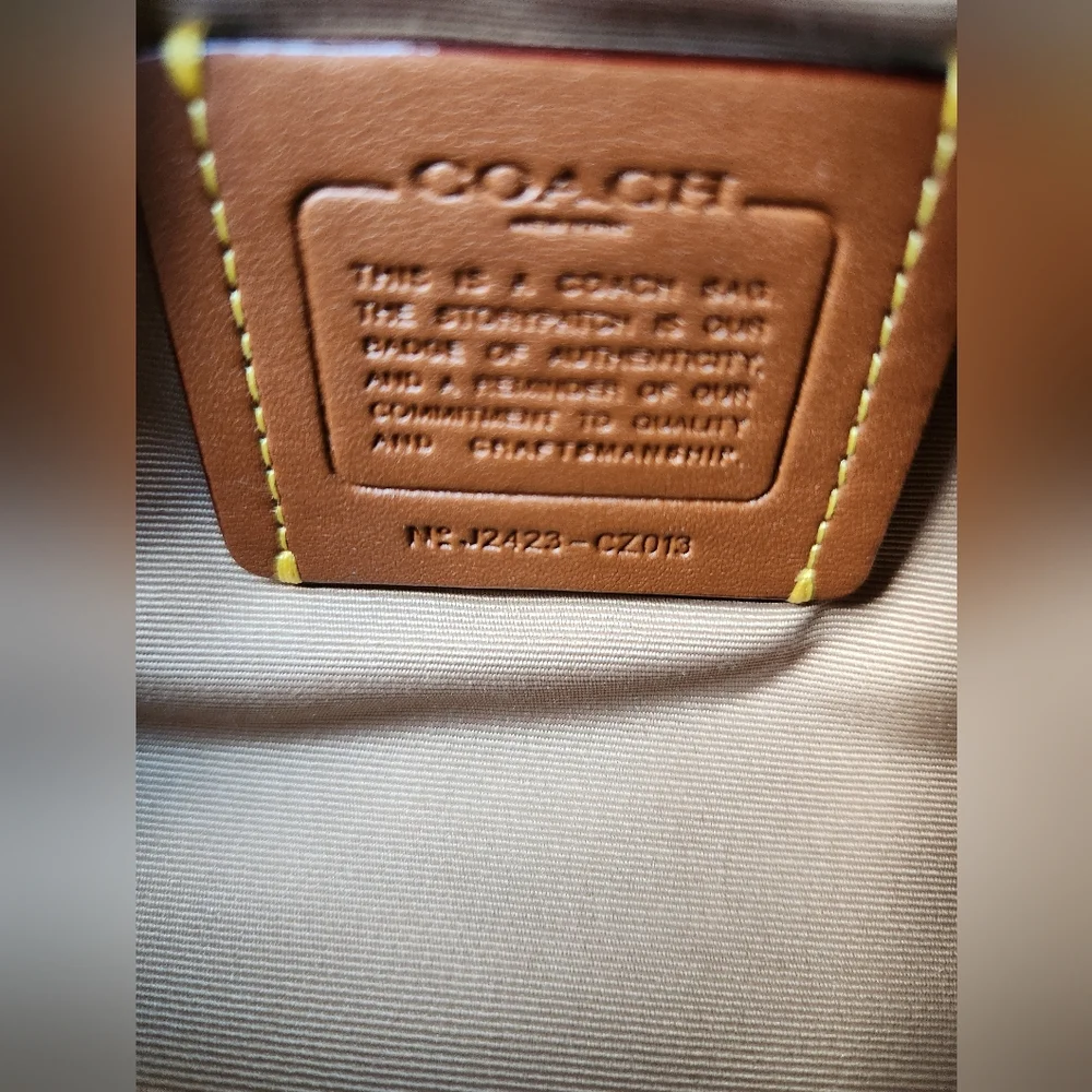 Coach Nolita Mini Barrel Bag In Chalk White - Picture 15 of 16